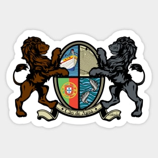 Portuguese Water Dog Crest Sticker